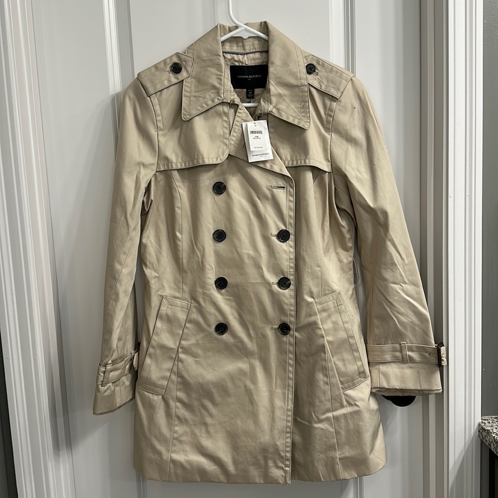 NWT Banana Republic Trench Coat